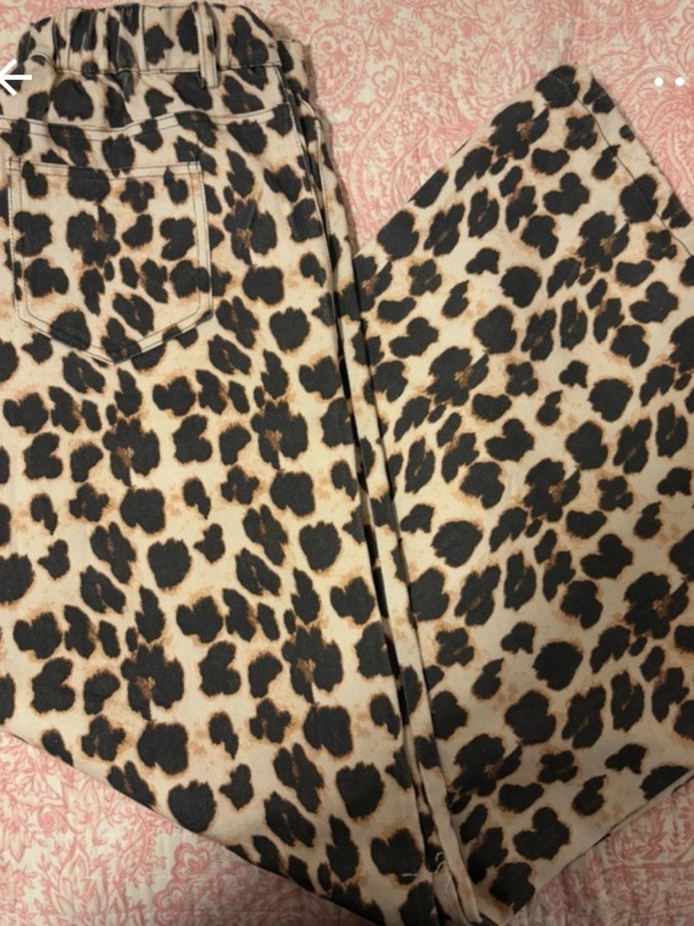 Leopard Print womens Pants - Tan and Black Boutique